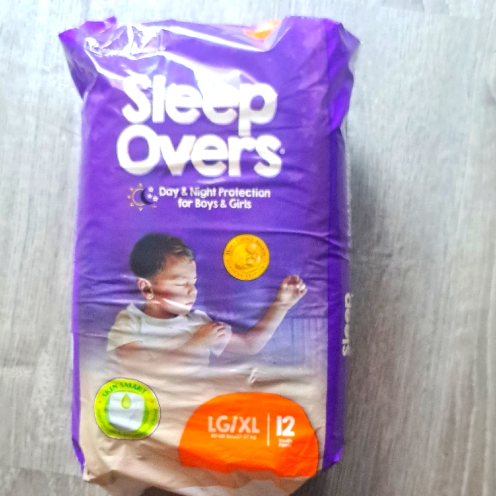 SleepOvers by Cuties, Bedwetting Underwear Girls and Boys, Large/X-Large 2 Pk